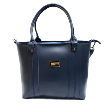 Navy Blue Elegant Handbag