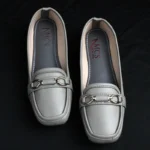 Oval Buckle Rexene Loafers