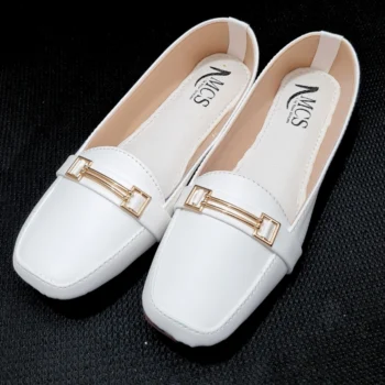 White Chic Loafers