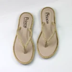 Women’s Rhinestone-Embellished Thong Flip-Flops