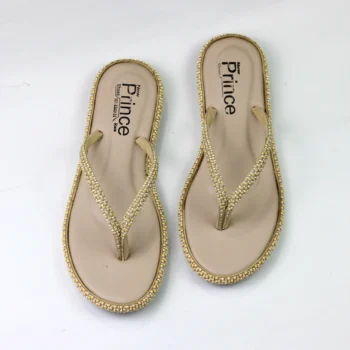 Women’s Rhinestone-Embellished Thong Flip-Flops