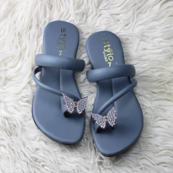 Stylo Women's Butterfly Toe-Ring Flat