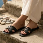 Luxe Braided Cut-Out Flat Slides